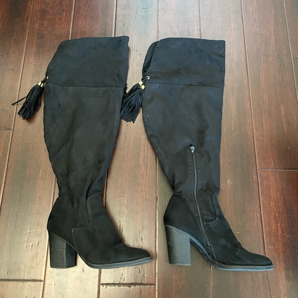 Thigh High Black Boots